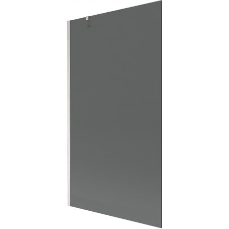 Mexen Next Badewannenwand 1-flügelig 100 x 150 cm, Graphit, gebürsteter Nickel - 895-100-000-00-40-97