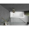 Mexen Next vannikaitse 1-labaga 100 x 150 cm, must raam, harjatud kuldne - 895-100-000-00-70-55