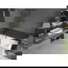 Mexen Next badwand scherm 1-delig 100 x 150 cm, zwart frame, geborsteld goud - 895-100-000-00-70-55