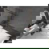 Mexen Next douchewand 1-vleugel 80 x 150 cm, zwarte rand, geborsteld koper - 895-080-000-00-70-65