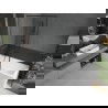 Mexen Next douchewand 1-delig 100 x 150 cm, zwart frame, geborsteld gun grijs - 895-100-000-00-70-66