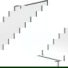 Mexen Next douchewand 1-delig 100 x 150 cm, zwart frame, geborsteld gun grijs - 895-100-000-00-70-66