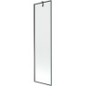 Mexen Next vannas ekrāns ar vienu paneli 50 x 150 cm, melns rāmis, gun metal - 895-050-000-00-70-95
