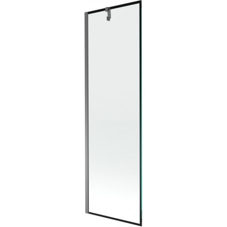 Mexen Next tuš pregrada jednokrilna 60 x 150 cm, crni okvir, gun metal - 895-060-000-00-70-95