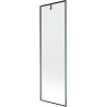 Mexen Next parawan nawannowy 1-skrzydłowy 60 x 150 cm, czarna ramka, gun metal - 895-060-000-00-70-95