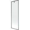 Mexen Next tuš pregrada jednokrilna 60 x 150 cm, crni okvir, gun metal - 895-060-000-00-70-95