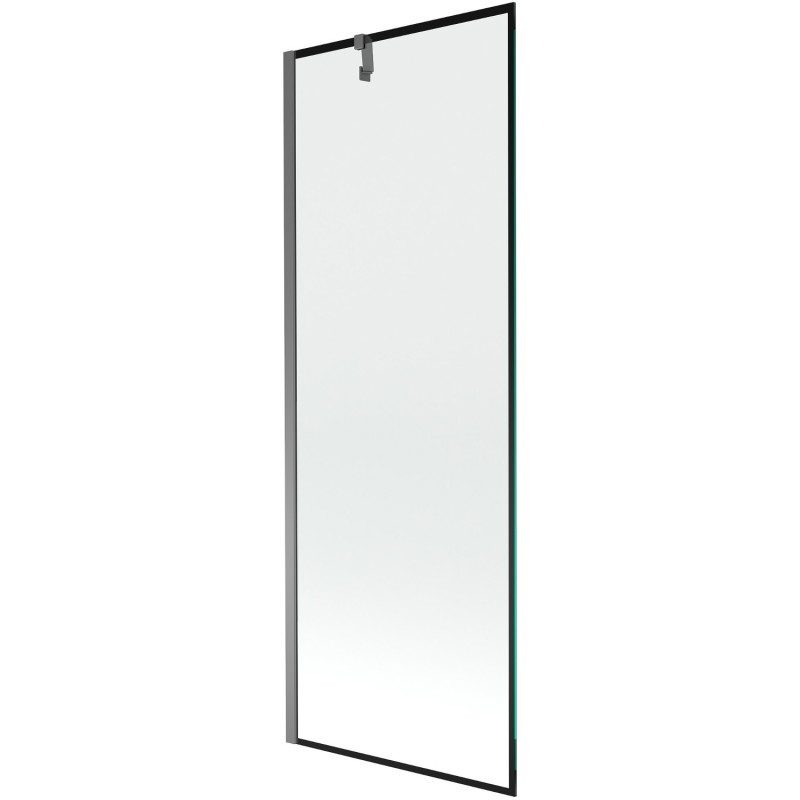 Mexen Next vannisein 1-likmeline 70 x 150 cm, must raam, gun metal - 895-070-000-00-70-95