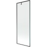 Mexen Next vannisein 1-likmeline 70 x 150 cm, must raam, gun metal - 895-070-000-00-70-95