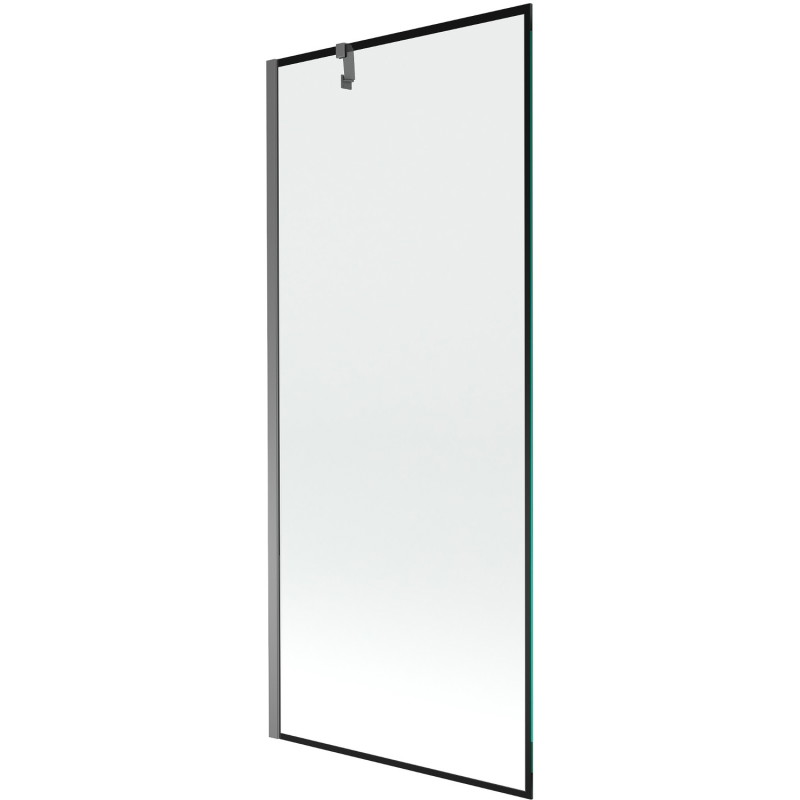 Mexen Next 1-krilni tuš paravan 80 x 150 cm, crni okvir, gunmetal - 895-080-000-00-70-95