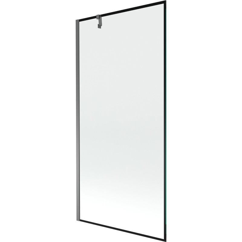 Mexen Next vannitoasirm üks-tiivaline 90 x 150 cm, must raam, gun metal - 895-090-000-00-70-95