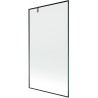 Mexen Next parawan nawannowy 1-skrzydłowy 100 x 150 cm, czarna ramka, gun metal - 895-100-000-00-70-95