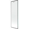 Mexen Next jednokrilni tuš paravan 60 x 150 cm, crni okvir, brušeni nikal - 895-060-000-00-70-97