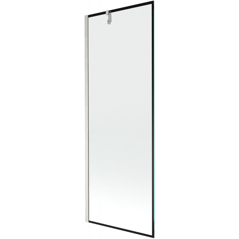 Mexen Next Duschabtrennung 1-flügelig 70 x 150 cm, schwarzes Muster, gebürsteter Nickel - 895-070-000-00-70-97
