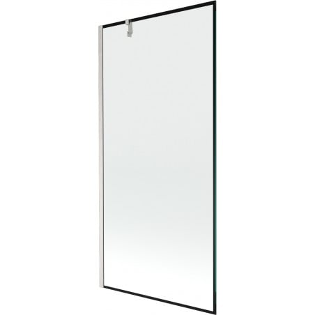 Mexen Next vannivarjestus, 1-leheline, 90 x 150 cm, must raam, harjatud nikkel - 895-090-000-00-70-97