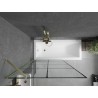 Mexen Next vannipaneel 1-labaline 100 x 150 cm, must ruudustik, kuldne harjatud - 895-100-000-00-77-55