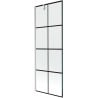 Mexen Next écran de baignoire 1 volet 70 x 150 cm, motif noir, nickel brossé - 895-070-000-00-77-97