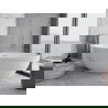 Mexen Nike freistehende Badewanne 175 x 100 cm, weiß, Überlauf chrom - 54071751000-01