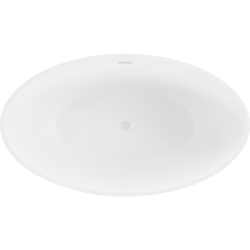 Mexen Nike vasca da bagno freestanding 175 x 100 cm, bianca, troppopieno bianco - 54071751000-20