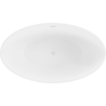 Baignoire Mexen Nike autoportante 175 x 100 cm, blanche, bonde blanche - 54071751000-20