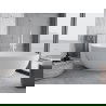 Baignoire Mexen Nike autoportante 175 x 100 cm, blanche, bonde blanche - 54071751000-20