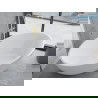 Mexen Nike vrijstaande badkuip 175 x 100 cm, wit, goud geborstelde overloop - 54071751000-55