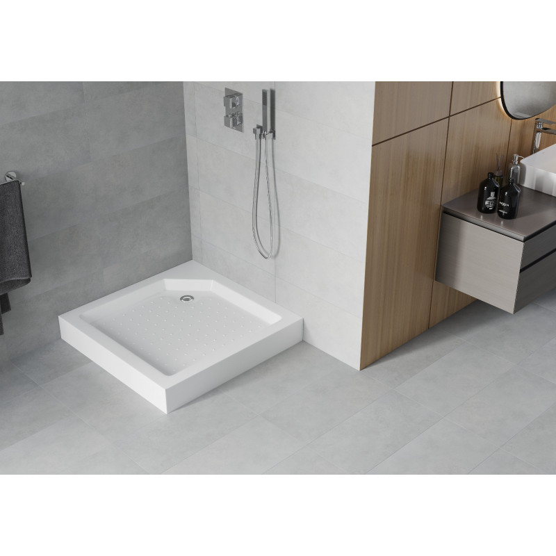 Mexen Rio vierkante douchebak 90 x 90 cm, wit - 45109090
