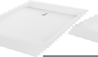 Mexen Rio plato de ducha rectangular 120 x 80 cm, blanco - 45108012