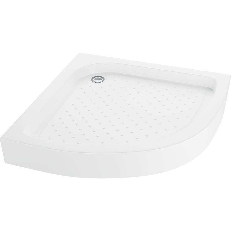 Mexen Rio semicircular shower tray 90 x 90 cm, white - 47109090
