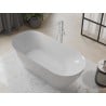Mexen Roxy baignoire autoportante 180 x 85 cm, blanche, trop-plein blanc - 51201808500-20