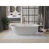 Mexen Roxy freistehende Badewanne 180 x 85 cm, Weiß, Abfluss roségold - 51201808500-60