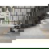 Mexen Roxy vrijstaande badkuip 180 x 85 cm, wit, overloop geborsteld nikkel - 51201808500-97
