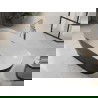 Mexen Roxy freistehende Badewanne 180 x 85 cm, weiß/schwarz, Ablauf nickel gebürstet - 51201808575-97