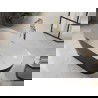 Mexen Roxy vrijstaande badkuip 180 x 85 cm, wit/zwart, gouden overloop - 51201808575-50