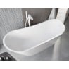 Mexen Alta freistehende Badewanne 170 x 75 cm, weiß, mit weißem Überlauf - 52141707500-20