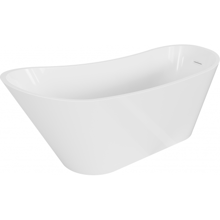 Mexen Alta vrijstaande badkuip 170 x 75 cm, wit, witte overloop - 52141707500-20