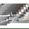 Mexen Alta vrijstaande badkuip 170 x 75 cm, wit, overloop geborsteld koper - 52141707500-65
