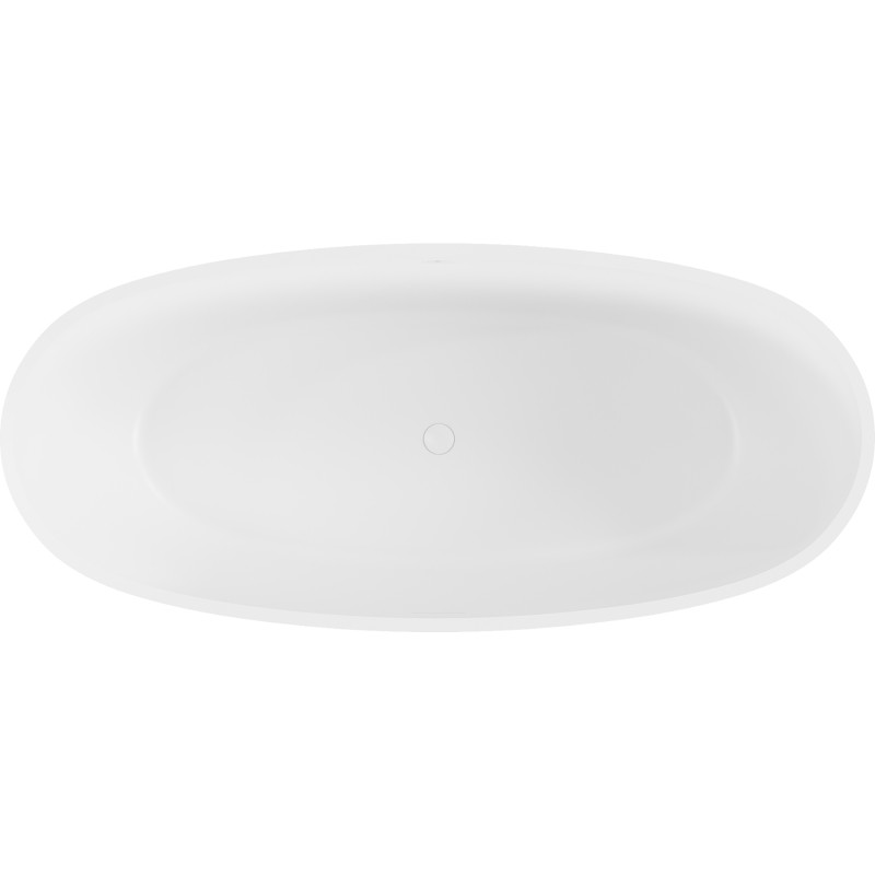 Mexen Torino vaba seisuga vann konglomeraadist 155 x 78 cm, valge matt - 57271557800