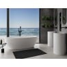 Mexen Torino freestanding bathtub made of conglomerate 155 x 78 cm, white matt - 57271557800