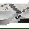 Mexen Torino freistehende Badewanne aus Konglomerat 155 x 78 cm, weiß glänzend - 57271557810