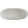 Mexen Torino vasca da bagno freestanding in conglomerato 155 x 78 cm, cemento opaco - 57271557861