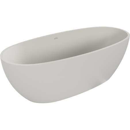 Mexen Torino baignoire autoportante en composite 155 x 78 cm, béton mat - 57271557861