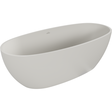 Mexen Torino freistehende Wanne aus Konglomerat 155 x 78 cm, Beton matt - 57271557861