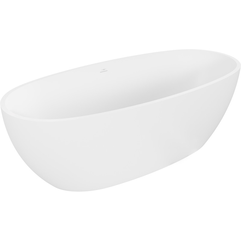 Mexen Torino vaba seisuga vann konglomeraadist 155 x 78 cm, valge matt - 57271557800