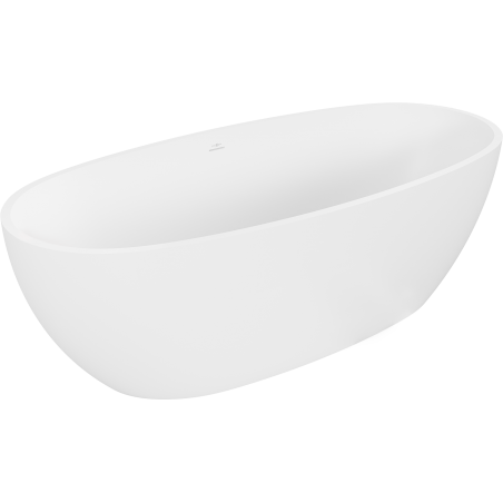 Mexen Torino freistehende Badewanne aus Konglomerat 175 x 78 cm, weiß matt - 57271757800