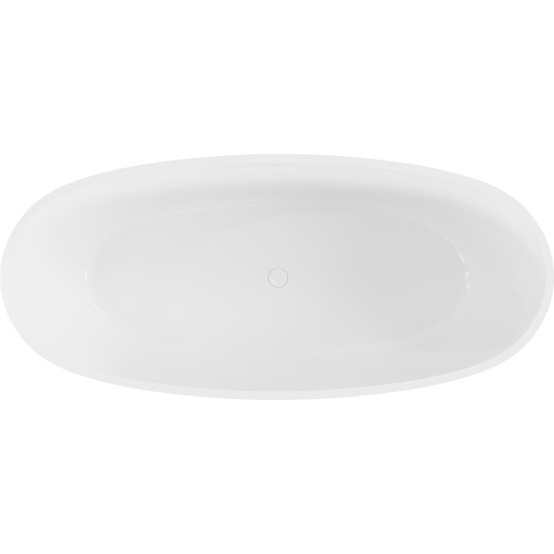 Mexen Torino vaba seisev vann konglomeraadist 175 x 78 cm, valge läige - 57271757810