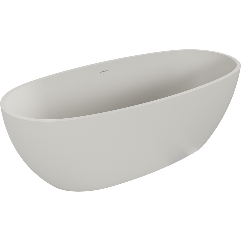 Mexen Torino banheira de conglomeração independente 175 x 78 cm, betão mate - 57271757861