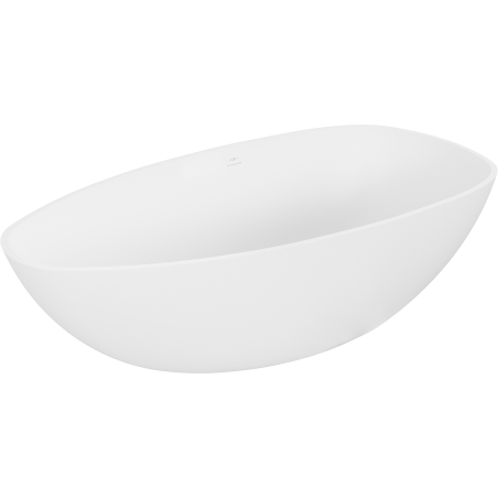 Mexen Imola freistehende Wanne aus Konglomerat 150 x 77 cm, weiß matt - 57281507600