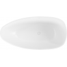 Mexen Imola freistehende Wanne aus Konglomerat 150 x 77 cm, mattweiß - 57281507600