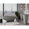 Mexen Imola freistehende Badewanne aus Konglomerat 150 x 77 cm, Beton matt - 57281507661