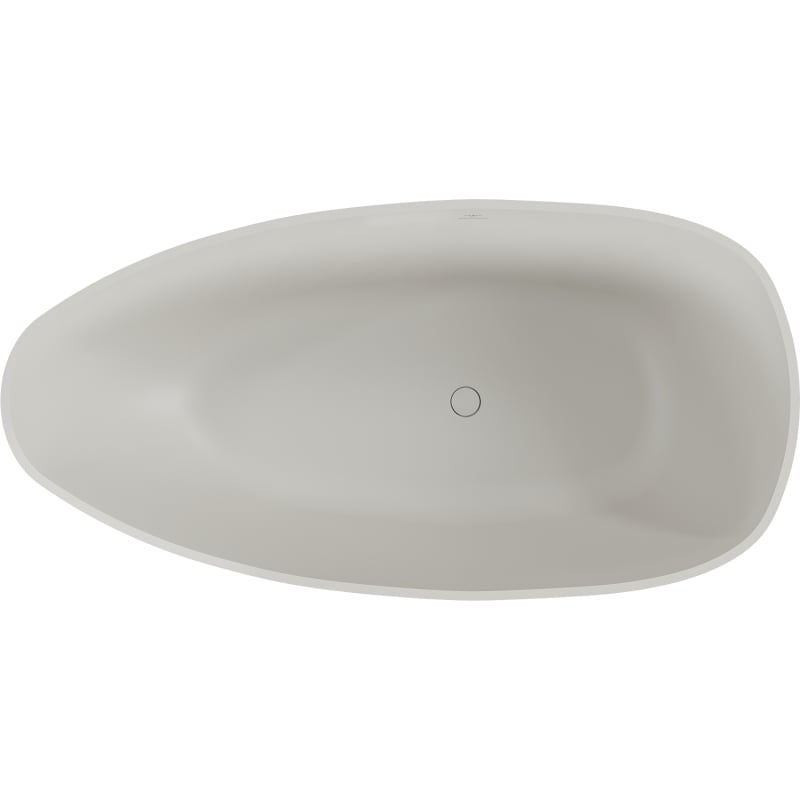 Mexen Imola freestanding bathtub made of conglomerate 150 x 77 cm, matte concrete - 57281507661